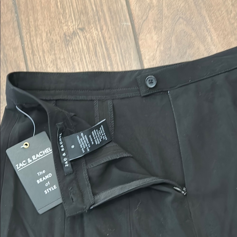 Zac & Rachel Black A-Line flare Skirt size 8 - Picture 6 of 9